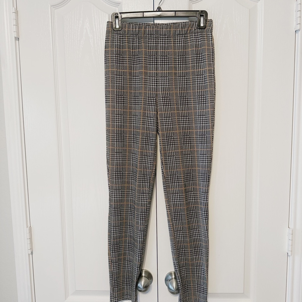 PS / LA Plaid Gingham Dress Pants with no Pockets Size S